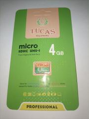 Tucas 4gb memory card mini pack